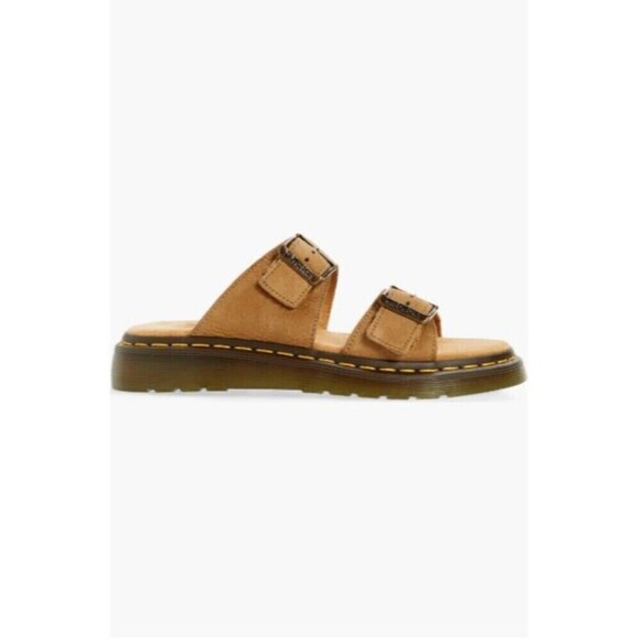 Dr Martens Josef Sandals Mens Sz 9 Womens Sz 10 Double Buckle Slide Sandal - Picture 3 of 7